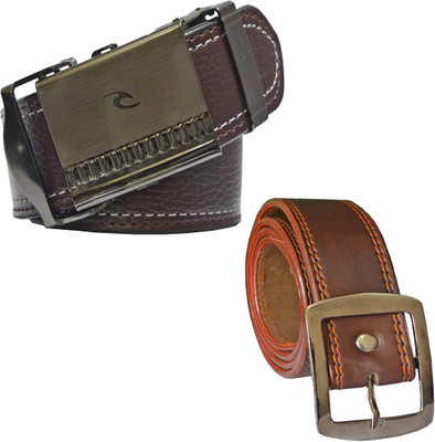 

LOOPA Men Formal Brown Synthetic Belt