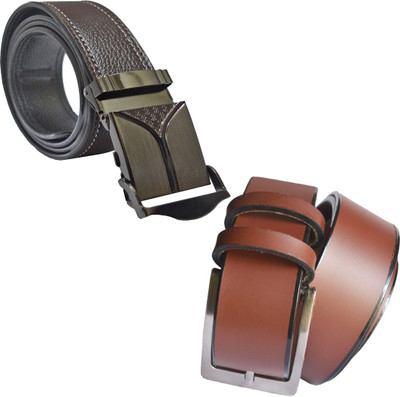 

LOOPA Men Formal Brown Synthetic Belt