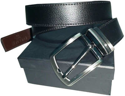 

Jeans Mantra Men Casual Black Genuine Leather Belt