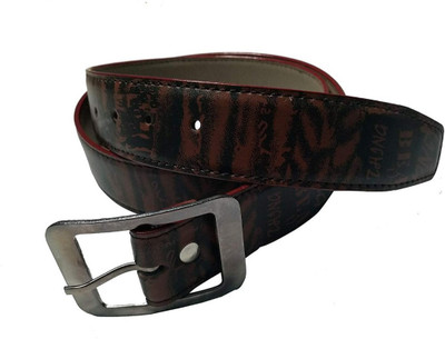 

Jeans Mantra Men Casual Brown Genuine Leather Belt