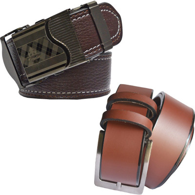 

LOOPA Men Formal Brown Synthetic Belt
