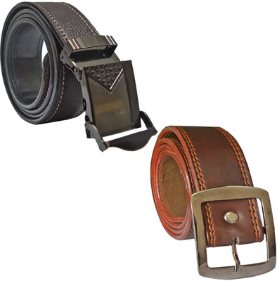 

LOOPA Men Formal Brown Synthetic Belt