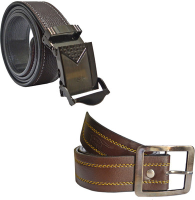 

LOOPA Men Formal Brown Synthetic Belt