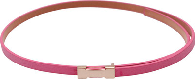 

Stylehoops Women Casual, Party, Evening Pink Artificial Leather Belt