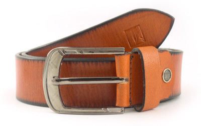 

Toffil Men Casual, Party, Evening Yellow Genuine Leather Belt, Tan yellow