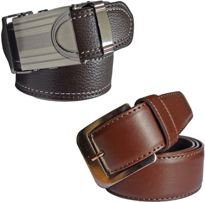 

LOOPA Men Formal Brown Synthetic Belt