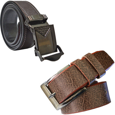 

LOOPA Men Formal Brown Synthetic Belt