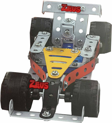 

Zephyr Mechanix Racing Cars 15 Models Metallic Parts and screws 155 Pieces Metal Car construct with different designs for 7 years and above(Multicolor)