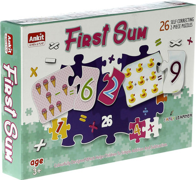 

Ankit First Sum Educational Puzzle Game for Beginners Board Game