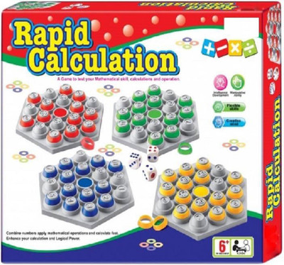 

KIDLAND Rapid Calculation Wonderful Game To Test Mathmatical Skill Of Your Kids Board Game