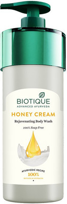 

BIOTIQUE BIO HONEY CREAM REJUVENATING BODY WASH 100% SOAP FREE 800ML(800 ml)