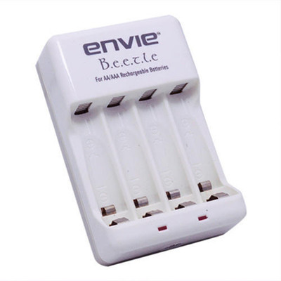 

Envie rechargeable battery 1000mah 4pc Battery Charger For AA/AAA NiCd NiMh Rechargeable Batteries camera charger Camera Battery Charger(White)