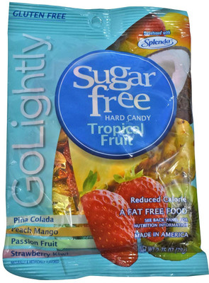 

Splenda Sugar Free Hard Candy, Tropical Fruit - 78g (2.75oz) Candy