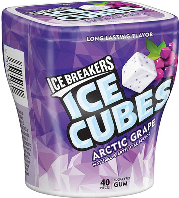 

Icebreakers Ice Cubes Artic Grape Sugar Free Gum, 40 Pieces Mouth Freshener