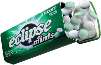 

Eclipse Mints Sugarfree Spearmint Flavour 50 Mints - 35g(1.2oz) Mouth Freshener