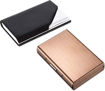 

Flipkart SmartBuy Combo of 1 Matt Rose Golden ATM Special Edition & 1 Gorgeous Enticing ATM / ID / DEBIT / CREDIT / VISITNG 10 Card Holder(Set of 2, Multicolor)