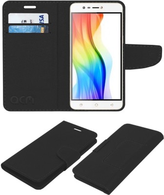 ACM Flip Cover for Coolpad Mega 4a(Black, Cases with Holder, Pack of: 1)