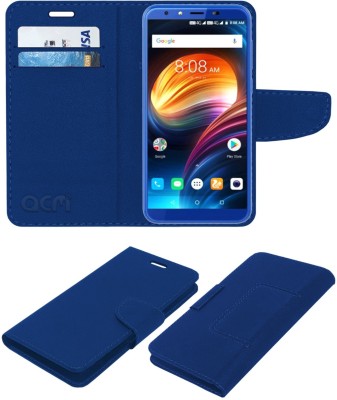 ACM Flip Cover for Ivoomi I2(Blue, Cases with Holder, Pack of: 1)