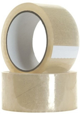 

Orange Packing Material Tape 48X100mtr Packing Material Tape (Manual)(Set of 2, Transparent)