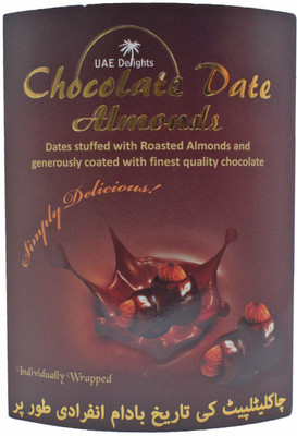 

UAE Delights Chocolate Date Almonds - 140g Bars(140 g)