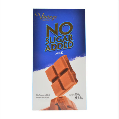 

Vintage Luxury No Sugar Added Milk Chocolate - 100g (3.5oz) Bars(100 g)
