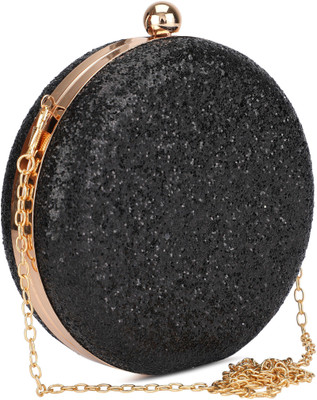 

E2O Party Black Clutch
