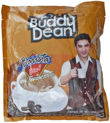 

Buddy Bean Barista 3in1 Coffe Mix Powder - 450g (18x25g) Roast & Ground Coffee(450 g)