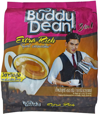 

Buddy Bean Extra Rich 3in1 Coffe Mix Powder - 450g (18x25g) Instant Coffee(450 g)