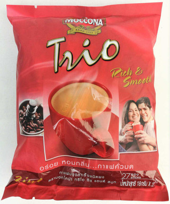 

Moccona Trio Rich & Smooth 3in1 Coffee Mix Powder - 486g (27x18g) Instant Coffee(486 g)
