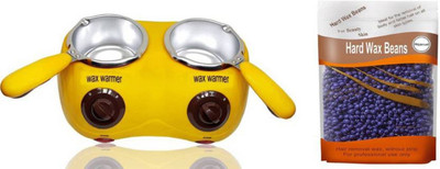 Fully New Design Wax Heater And With Hard Wax Beans, Pack Of 2, Yellow(Set of 2)