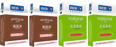 Beboy 2 Oud & 2 Paan Condom(Set of 4, 24S)
