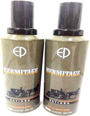

ESTIARA HERMITAGE Perfume Body Spray - For Men(400 ml, Pack of 2)