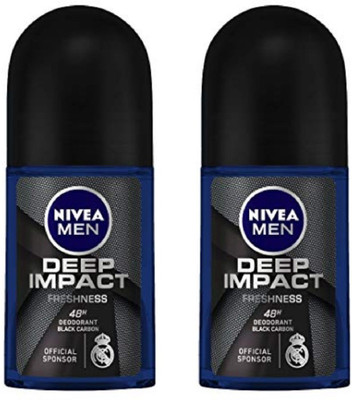 

Nivea Men Deep ImpactDeodorant Roll-on - For Men Deodorant Roll-on - For Men(50 ml, Pack of 2)