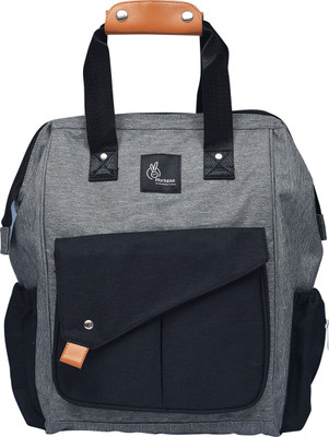 

R for Rabbit Caramello Delight Diaper Bag - Smart and Fashionable Diaper Bags for Mothers(Grey Black) Diaper Bag(Grey, Black), Black;grey