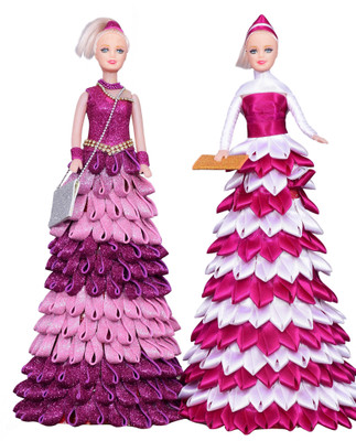 

Princess Party Outfit For 30-35 Doll(Pink)