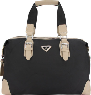 

Tuviro Archer Double Zip Duffle Bag - Black Travel Duffel Bag(Black)