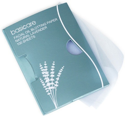 

Basicare Natural facial oil blotting paper, 100 sheets(Pack of 100)