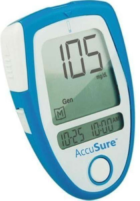 

AccuSure blue meter Glucometer(Blue)