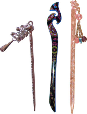 

deductible Combo of Multi Color Juda Sticks Bun Stick(Multicolor)