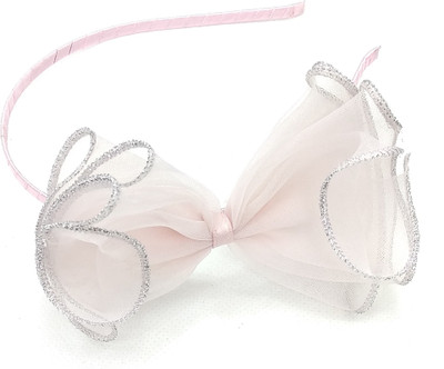 

fairytale Big bow fascinator hair band Head Band(Pink)