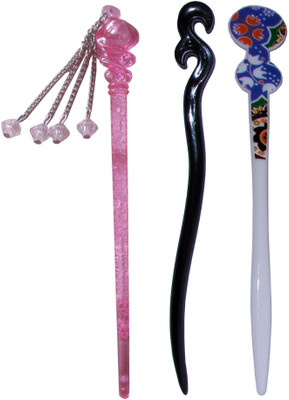 

maintenance Combo of Multi Color Juda Sticks Bun Stick(Multicolor)