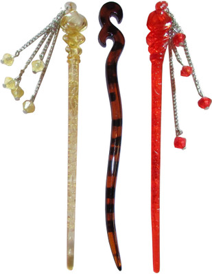 

despot Combo of Multi Color Juda Sticks Bun Stick(Multicolor)