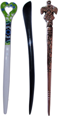 

pronunciation Combo of Multi Color Juda Sticks Bun Stick(Multicolor)