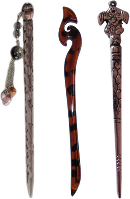 

Ecstasy Combo of Multi Color Juda Sticks Bun Stick(Multicolor)