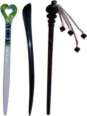 

G7890 Combo of Multi Color Juda Sticks Bun Stick(Multicolor)