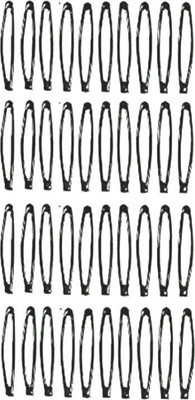 

shiviksha hair clips pack of 40 black Hair Clip(Black)