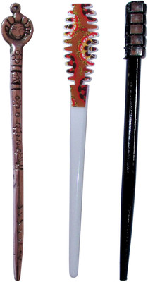

recommend Combo of Multi Color Juda Sticks Bun Stick(Multicolor)