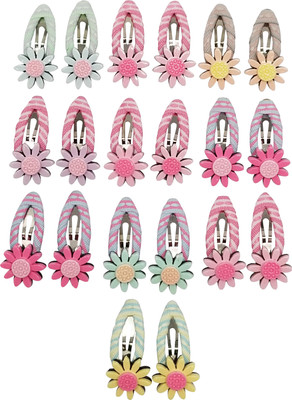 

Evolution Cute & Tiny Designs Beautiful Sun Flower Child Hair Style Fashion Accessories Multicolored Kids Snap Hair Clips, Small, For Kids / Girls Tic Tac Clip(Multicolor)