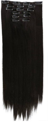 

Haveream 6 pcs natural brown silky straight Hair Extension