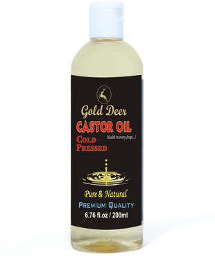 

Gold Deer COLD PRESSED CASTOR OIL Hair Oil(200 ml)
